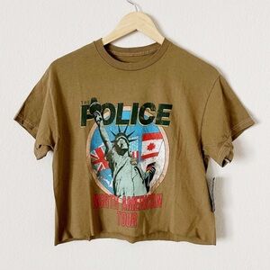 The Police North American Tour Crop T-Shirt